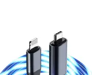 I31 20W Smart Pd Fast Charging Streamer Data Cable Luminous Data Cable Super Fast Charging Cable for IPhone 13