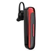 Wireless Unilateral Ear Mounted Earphone With Noise Reduction Black Earbuds