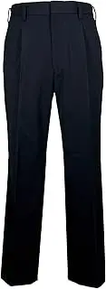 TOMBOW(トンボ学生服) 1135201-09 Boys MAXPlus 50 One-Tuck Pants with Standard School Uniform Certification Mark, 09 Black