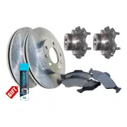 Front Wheel Bearing Hub Ass Rotor Pad Kit for Mitsubishi Pajero NS NT NW SWB