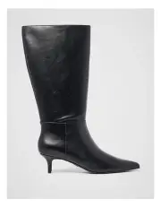 [Forever New] Sasha Pointed Toe Knee Boots in Black