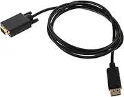 LALAFINA Displayport to Vga Cable Video Adapter for Monitors Projectors Optimal for Clear Display Compatible with Desktop Laptop Devices