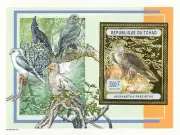 Birds Raptor - Silver & Gold (2003) - Perforated - Block gold