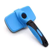 Cat Brush with Long Handle Non-Slip Grip Handle Steel Comb Pet Supply