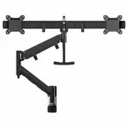 Atdec AWMS-RHXW Tandem Crossbar Dual Monitor Wall Mount. Max Load 2-7kg per device. VESA up to 100x100. Black