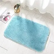 Non Slip Bath Mat Super Thick Fluff Fiber Rug Bath Mats Comfortable and Soft Bathroom Carpet Non-Slip Absorbent Rug Foot Mat Shower Room Doormat Non Slip Mat (Color : PD-A007, Size : 60x90cm)