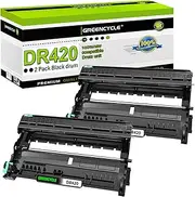 2 Pack DR420 Drum Unit Compatible for Brother DR-420 for HL-2270DW HL-2280DW HL-2240 MFC-7360N MFC-7860DW DCP-7065DN Intellifax 2840 Laser Printer (High Yield,Without Toner)