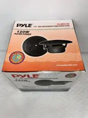 Pyle 6-1/2 Dual Cone Waterproof Stereo Speaker System PLMR61B 120W NIB BLK b-2