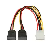 5Pcs 4 Pin IDE Molex To ATA SATA Y Splitter Hard Drive Power Adapter Cable