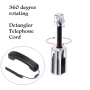 Tangle Stopper Telephone Handset Cable Curly Cord Detangler Untangle RJ11