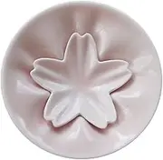 Luxshiny Cherry Blossom Seasoning Dish Set Japanese Ceramics Condiment Saucer with Chopstick Rest Elegant Appetizer Plate for Vinegar Soy Oil Salt and Peppers Packaging
