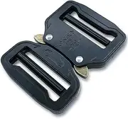 [Generic] Metal Buckle Dual Adjustable Tactical Belt Buckle，Quick release casual functional waist belt buckle with plug-in buckle