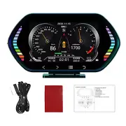 HUD OBD2 Head Up Car Digital Display Gauge Speedometer Turbo RPM Alarm Temp 1PC (for: Honda)
