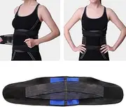 Lower Back Support Belt Waist Trainer Brace Corrector for Sciatica,Herniated Disc and Scoliosis Men Women Adjustable,3XL