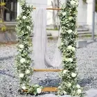 Fake Plant Wedding Decoration Home Decro Garland Rose Vine Artificial Flower