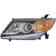 Driver Side Headlight For Honda Odyssey 2014-2017 Halogen with Bulb(s)