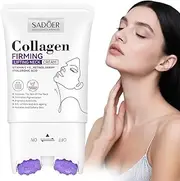 Neck Cream, Neck Creams for Firming Roller, Contains Collagen, Moisturizing, Reduce Wrinkles Fine Lines and Double Chin, Firm and Lift Sagging Skin