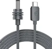 Arayuu Starlink Mini DC Power Cable, Replacement Cable 18AWG Satellite USB C to DC Power Charging Cord for Starlink Mini,IP68 Reliable Indoor and Outdoor Waterproof,6.5ft /2 Meters