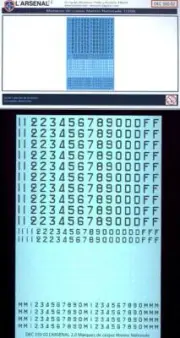 L'Arsenal Models 1/350 FRENCH NAVY MODERN PENNANT NUMBERS SET #1 DECAL SET
