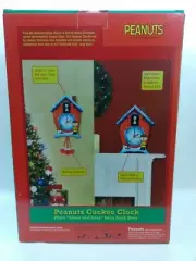 Peanuts Cuckoo Clock-Plays Linus And Lucy Song Each Hour Charlie Brown tree New