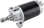 Outboard Starter Motor Durable 9 Teeth Gasoline Engine Starter for Boat
