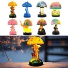 Plant Series Stained Mushroom Table Lamp Resin Bedside Lamp