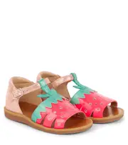 [Pom d'Api] Pom d'Api Poppy Berry embellished leather sandals UK 4 multicoloured