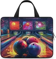 Laptop Case Sleeve Shockproof Computer Carrying Bag Bowling Balls Notebook Case Cover Laptop Bag Water Resistant Computer Cases Tablet Briefcase for Travel Business 17 Inch