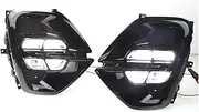 TDTAPN 2pcs Daytime Running Light DRL Compatible for Kia KX5 2019 2020 LED Day Light Front Bumper Head Fog Lamp White(Asia Model)