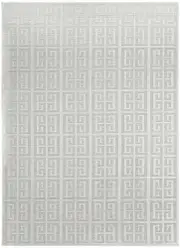 Brenda Natural White Geometric Rug
