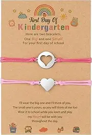 AUAUY Friendship Bracelets, Colorful Kids Bracelets, Adjustable Beaded Bracelets for Girls, Colorful Flat Beads Bracelets, Party Bag Fillers for Kids Christmas Birthday Party Favours