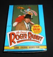 Vintage 1988 Topps "Who Framed Roger Rabbit" UNMARKED Box 36 Wax Packs