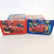 12pc Wholesale Bulk Lots Kids Boys Disney Cars Purse Wallet Tri-Fold Mixed