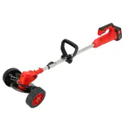42V 13000mAh Cordless Grass Trimmer Set Grass Shear Shrubber Hedge Trimmer Lawn Mower Pruning Machine W/ Wheels Garden T
