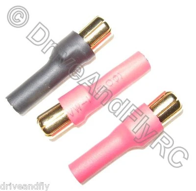 5.5mm Female 6.5mm Male ESC Set of 3 Adapter Connector Brushless Castle Mambo