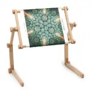 Needlework Table and Lap Hands-Free Stand with Adjustable Frame Made of Organ...