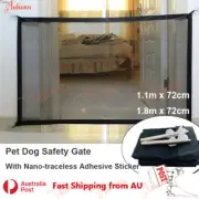 Clearance!Pet Safety Barrier Gate Dogs Secure Mesh NoTrace Fencing Easy Install