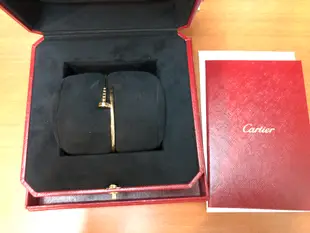 Cartier 細版釘子手環 黃金 15號