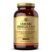 SOLGAR Omega 3-6-9 Fish, Flax, Borage (120 kaps.)