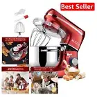 Compact 6.5 Qt Tilt-Head Kitchen Mixer 660W - Dishwasher Safe & Low Noise