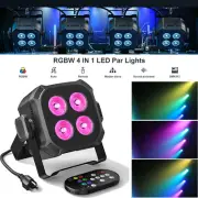 Mini 4LED 80W Par Can Light RGBWYP+CYAN DMX Strobe DJ Disco Party Stage Lighting