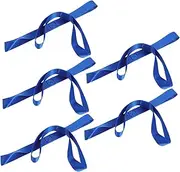 Motorcycle Straps 10 Pack 25mm Wide Soft Loop Tie Downs Axle Tie Down Straps for Secure Cargo