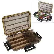 Adjustable Dividers Fishing Tackle Box,Translucent Plastic Fishing Lure Box