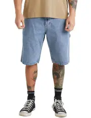 [RVCA] Americana Denim Shorts in Broken Blue Wash