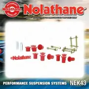Nolathane Rear Spring Greasable Shackle and Bush Kit for Mitsubishi Triton ML MN (for: Mitsubishi)