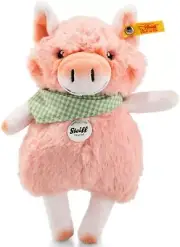NWT Steiff Happy Farm Mini Pigilee Pig ROSA 7" 18cm Germany Retired Machine Wash