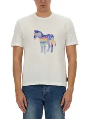 [Ps Paul Smith] Ps Paul Smith-Zebra Print T-Shirt-Uomo S