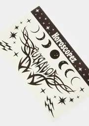 [HOROSCOPEZ] Aquarius Temporary Tattoo Sheet