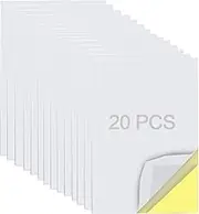 20 Sheets of Clear Double Sided Tape, A4 Size Extra Strong Adhesive Double Sided Tape Sheets with Yellow Liner for DIY Party/Art/Craft/Home Decorative Tape