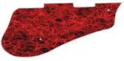 Pickguard Pick Guard 5120 Graphical Graphic Guitar Metal Microfibre Red